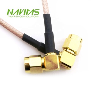 Navitas OEM pour 90 assemblage de câble coaxial personnalisé RG316 à angle droit modèle 2017-125 pour applications électroniques - Product Image 6