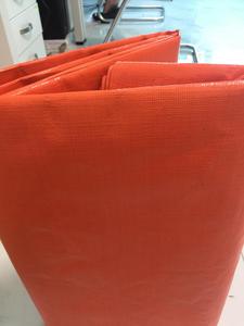 PE Tarpaulin in sheets Blue-Orange colors - Product Image 3