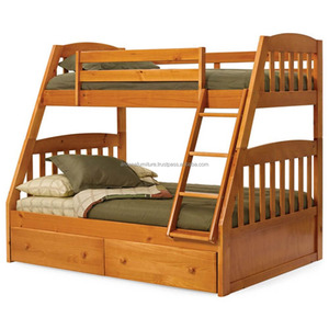 Lit superposé moderne pour enfants célèbre produit pour bébé mobilier de chambre à coucher américain avec lit coulissant pour tout-petits - Product Image 6