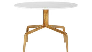 Metal Base Marble Top Coffee <b>Table</b> - Product Image 2