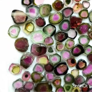 Pierres précieuses de tourmaline de pastèque naturelle - Product Image 3
