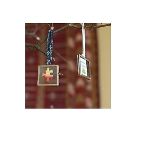 มินิผนังแขวนแก้วทองเหลืองกรอบรูป - Product Image 1