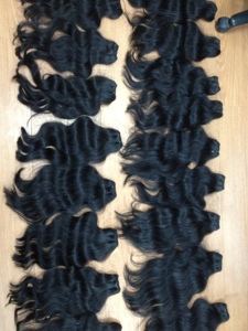 Paquete del proveedor 100% Virgen Remy Humano Natural Vietnam Sedoso Extensiones de ondas rectas Máquina de alta calidad Tejido de trama Doble - Product Image 4