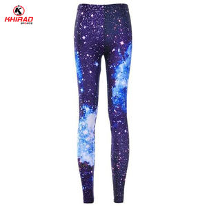 Leggings de sport pour femmes à motif léopard, taille élastique mi-haute, anti-humidité, sublimés - Product Image 2
