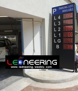 Affichage de comptage de parking numérique Produit de signalisation et d'affichage facile à lire - Product Image 3