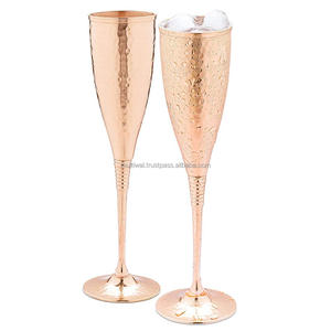 Metal <strong>Copper</strong> Goblet <strong>Wine</strong> <strong>Glass</strong> for Home Bar Hotel Drinking Use - Product Image 6