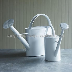 Arrosoir en métal de style antique, orange, avec un style vintage élégant pour l'irrigation des fleurs, arrosoir décoratif - Product Image 5