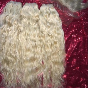 Distribuidor de cabello rubio 613, trama de cabello humano, alta calidad, máquina rubia 613, mechones de doble trama - Product Image 3