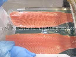 Filete de Salmón Atlántico Fresco y Congelado con Conservación en Aceite, Grado Premium, Envasado al Vacío, Proceso de Congelación BQF, en Venta - Product Image 2