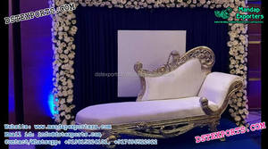 Conjunto de sofás de fondo alto con temática occidental, conjunto de sofás tallados de madera de estilo moderno para escenario de boda, novedad - Product Image 3