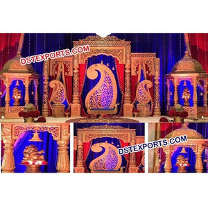 Rasjasthani-escenario de fibra para boda, escenario tradicional de rasajwada - Product Image 1