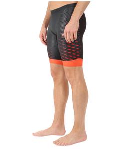 <b>Black</b> Denim <b>Shorts</b> - Elastic Waist with Drawstring, Abstract Pink & White Graphic Print, Casual Streetwear for <b>Men</b> & Women - Product Image 2