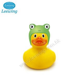 Producto Popular: Juguetes de Baño para Niños, Seguros, de Plástico PVC, Libres de Ftalatos, de Vinilo, con Sonido, Animales Adorables, Gato y Pato de Goma - Product Image 2