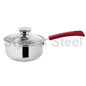 Sartén de acero inoxidable de alta calidad para Hotel Sartén de acero inoxidable con mango suave al tacto Premium - Product Image 2