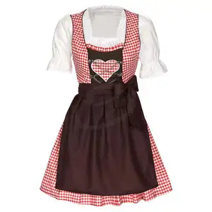Traditional Beautiful Top Quality Best Design For Women Clothing Dirndl Frock Special For Oktoberfest (Traditional German Dress)