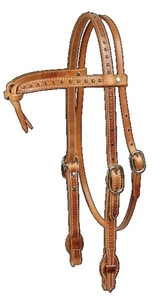 หัวเข็มขัดสเตนเลสสตีลหนังแท้คุณภาพสูงหนังม้าบังเหียนมงกุฎบุนวมสามารถปรับได้สไตล์อังกฤษ/ตะวันตก - Product Image 6