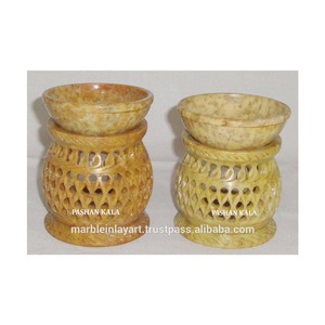Quemadores de Aceite Aromáticos de Piedra Jabonosa Tallados - Product Image 1