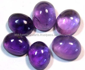 Piedras de amatista natural ovaladas, piedras preciosas sueltas de cabujón, venta al por mayor - Product Image 4