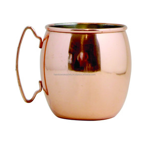 Taza Moscow Mule de Cobre Puro, Venta al por Mayor, Hecha en India, Gran Cantidad, Alta Calidad, Estilo Vintage Moderno, para Exportación, Uso en el Hogar, Hoteles y Restaurantes - Product Image 1