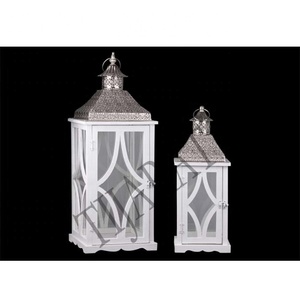 เชิงเทียนแก้วและไม้ใช้ในการตกแต่งบ้านดีไซน์ทันสมัยปรับขนาดได้ - Product Image 2