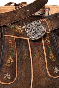 ขายส่งราคาถูกที่กำหนดเองหนังนิ่มออสเตรีย Herren/ เยอรมัน Lederhosen - Product Image 3