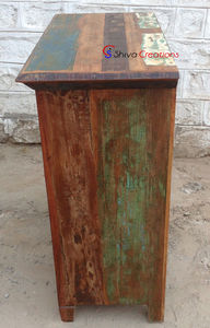 Commode en bois recyclé et récupéré abordable - Product Image 3