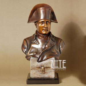 <span class=keywords><strong>Buste</strong></span> en bronze classique de <span class=keywords><strong>Napoléon</strong></span> Bonaparte avec sculpture d'aigle - Product Image 1