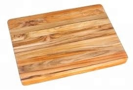 Planche à découper en bois de teck massif avec poignée trouée Planche à découper en bois d'acacia du Vietnam Planches à découper en teck Teck réversible - Product Image 4