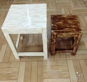 เก้าอี้สตูลคริสตัลหรูหราทันสมัยพร้อมเก้าอี้โต๊ะกาแฟอะคริลิกดีไซน์เรซินรูปกิ่งไม้ศิลปะเฟอร์นิเจอร์ห้องนั่งเล่น - Product Image 1