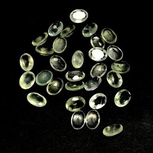 4mm 6mm Naturel Vert Prehnite Pierre Facette Coupe Ovale Calibré Pierres Précieuses En Vrac Fabricant Prix De Gros Usine Boutique En Ligne - Product Image 1