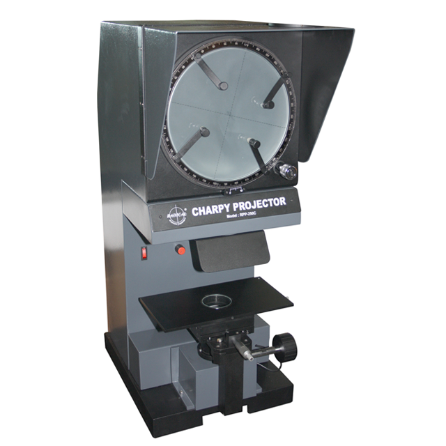 Professional Charpy Impact Testing Specimen Notch Measuring Profile Portable Aluminum Charpy Projector with 1 Year Warranty