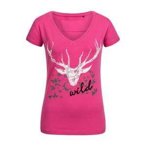 100% coton Sport Masque Ours Impression à manches Courtes T-shirt Femelle Moitié D'été à manches Casual Surdimensionné T-shirt Dames Chemise - Product Image 1