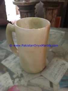 แก้วกาแฟโอนิกซ์หินแกะสลักด้วยมือของขวัญตกแต่งห้องครัวสำนักงานด้วยลวดลาย - Product Image 3