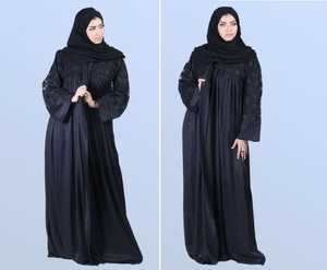 Vestido de manga larga maxi usado por las mujeres estilo la Abaya - Product Image 1