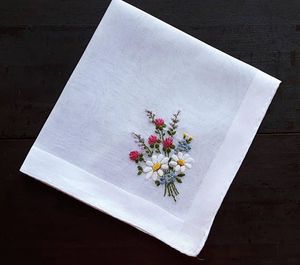 Multi bordado a mano Handker jefe Floral servilletas fabricante - Product Image 1