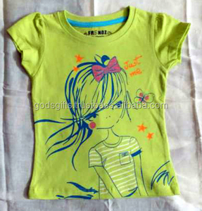 Camiseta unisex de talla grande para niños con mangas con volantes Diseño de plumas impreso personalizado Venta directa de fábrica con logotipo OEM - Product Image 4