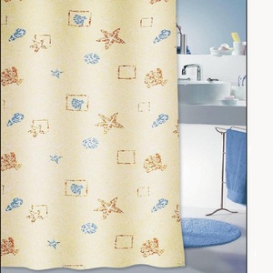 Cortinas de ducha de color claro con diseño impreso Cortina de ducha a un precio asequible en India - Product Image 5