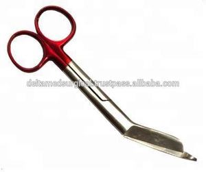 Tijeras de utilidad estilo Margarita quirúrgica Delta Med, tijeras de vendaje de 5,5 \ "para enfermeras, Material de acero inoxidable - Product Image 3