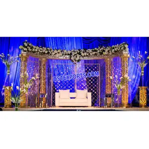 Pared de Velas Fenomenal para Escenario de Boda, Decoración Elegante para Bodas con Paredes de Velas, Compre Pared de Velas de Metal Canadiense en Delaware - Product Image 1