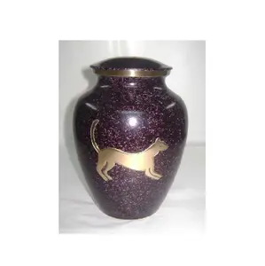 Vantage Urne de cendres décorative moderne et chaude pour animaux pour les cendres humaines Urnes de crémation en métal de concepteur Urnes de crémation modernes Offre Spéciale - Product Image 1
