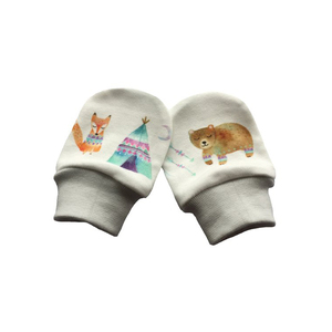 New Fashion Design Soft Fabric Cotton Baby Mittens - Product Image 1