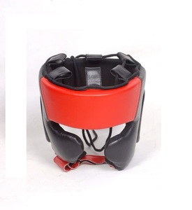 2024 Nuevo estilo Casco de boxeo de cuero PU de alta calidad Elección del mayorista Los mejores protectores de cabeza Boxin de Pakistán - Product Image 1