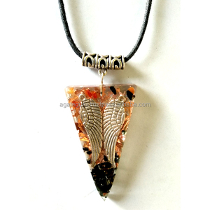 Pendentif de guérison en cristal Orgone avec cordon, cristal en gros pour guérison Reiki et pierre de guérison en cristal - Product Image 1