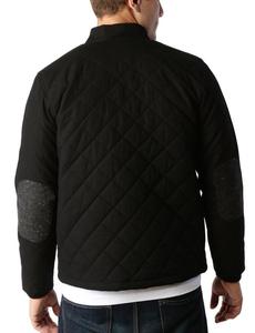 Chaqueta de Invierno de Lona para Hombre, Estilo Urbano, Personalizada, de Cuero PU, Acolchada, Cortavientos, de Secado Rápido, con Logotipo Frontal, Forro Polar de Poliéster - Product Image 4