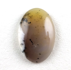 พลอยคริสตัลโอปอล Cabochon dendritic เรียบรูปดาวธรรมชาติสำหรับห่อลวดลูกปัดอัญมณีหลวม - Product Image 1