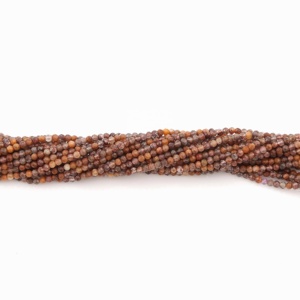 Increíble rutilo piedra preciosa de alta calidad Rondelle hebras de cuentas al por mayor cuentas de piedra natural 2,5mm 13 pulgadas hechas a mano - Product Image 2