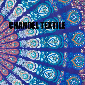 Cortinas de algodón con Mandala indio para ventana, Juego de 2 cortinas decorativas bohemias para decoración de balcón y habitación - Product Image 2