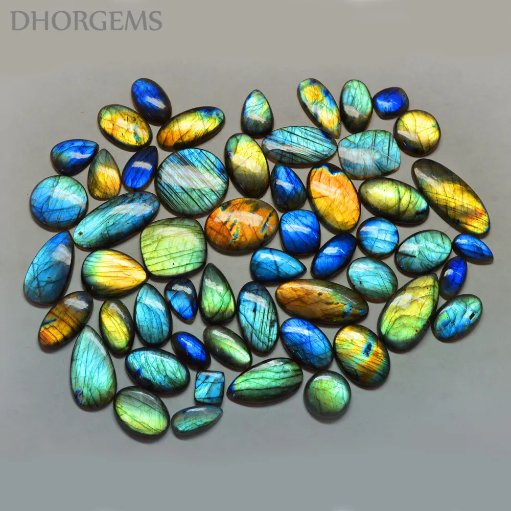 Натуральный разноцветный камень лабрадорит, разные формы, кабошон, свободный драгоценный камень, оптовая продажа, камень лабрадорит для изготовления ювелирных изделий