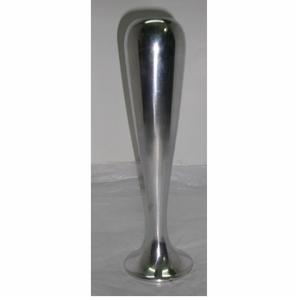 Plateau de service en métal plaqué argent Nouveau design élégant Bougeoir en aluminium de style décoration - Product Image 1