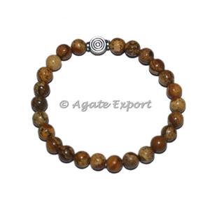 Pulseras de jaspe con imagen de piedras preciosas, colgante de Gargantilla, Eiki - Product Image 1